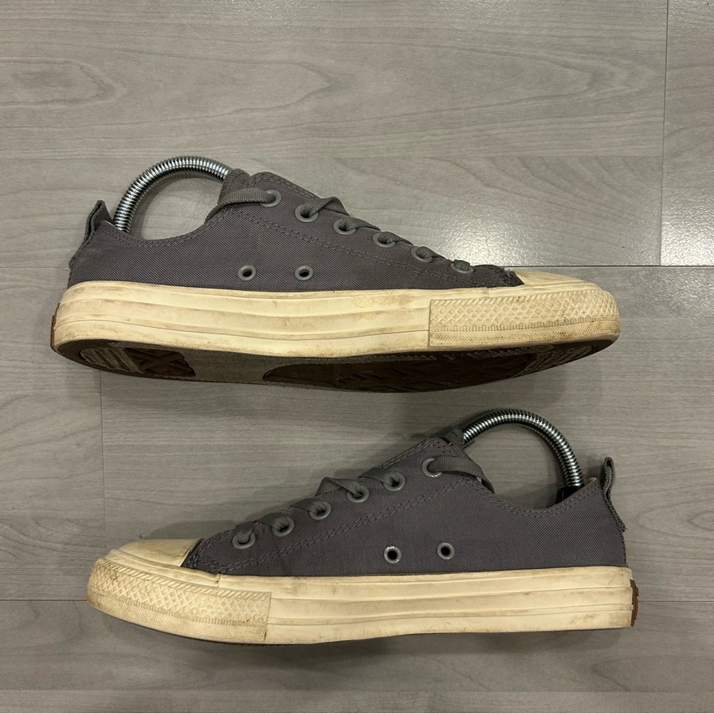 Converse Chuck Taylor All Star Cordura Gray Low Top Sneakers 161432F W 9 / M 7 - Picture 3 of 9